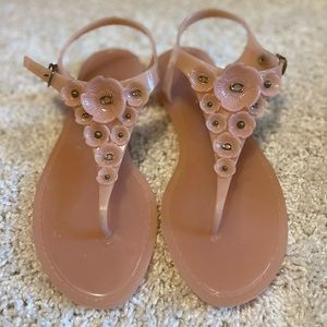 Coach jelly sandals